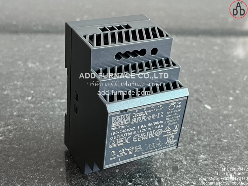 HDR-60-12 |  Power Supply / DIN Rail Power Unit (5)
